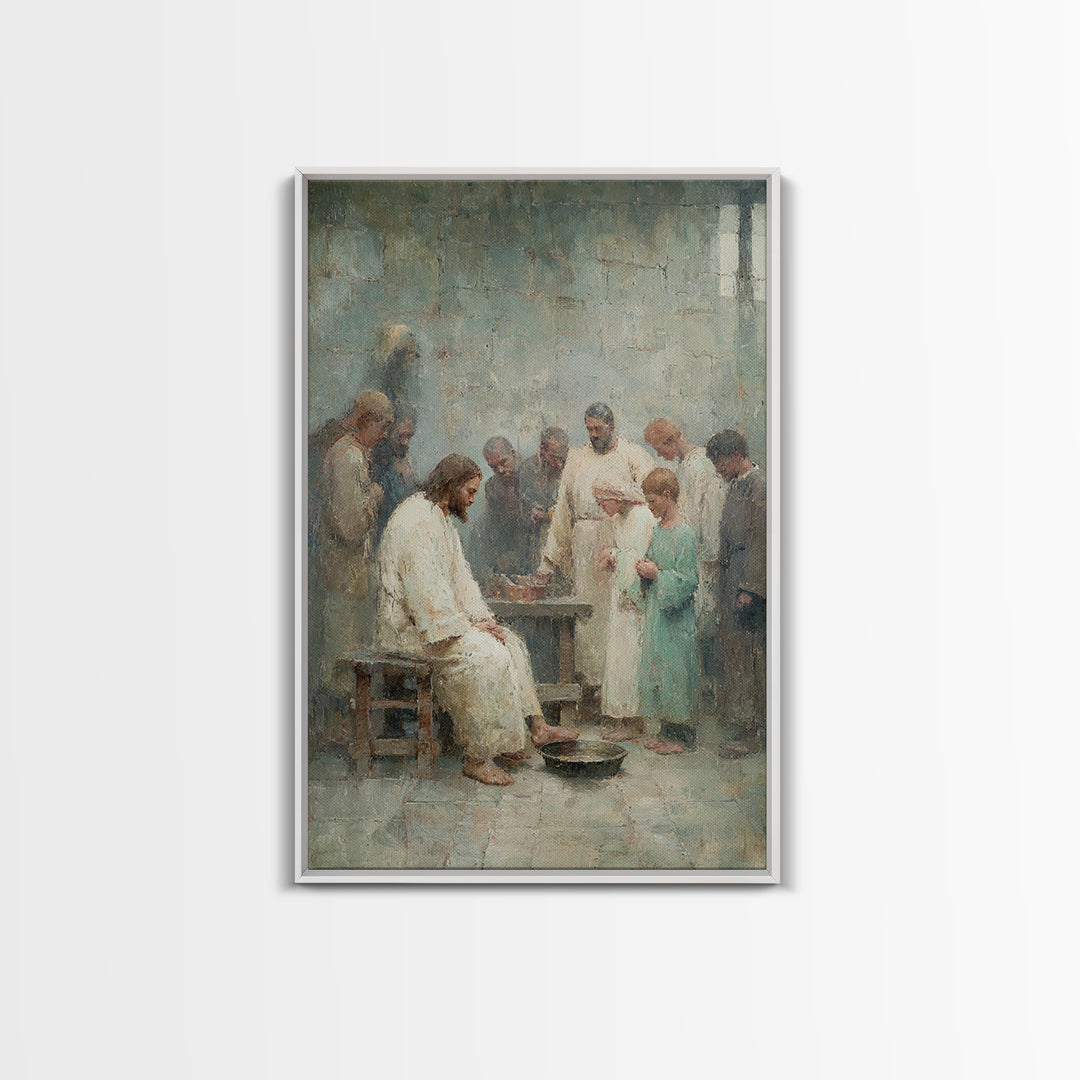 Redeeming Dawn Glow | Framed Canvas Print | Christian Wall Art | Jesus Painting | Christian Art Canvas | Christian Decorations | Unique Chr