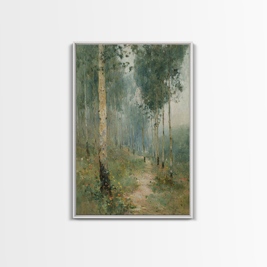 Forest Of Peace – Framed Canvas Print – Christian Wall Art – Christian Art Canvas – Pastoral Scenery – Christian Decor For Home