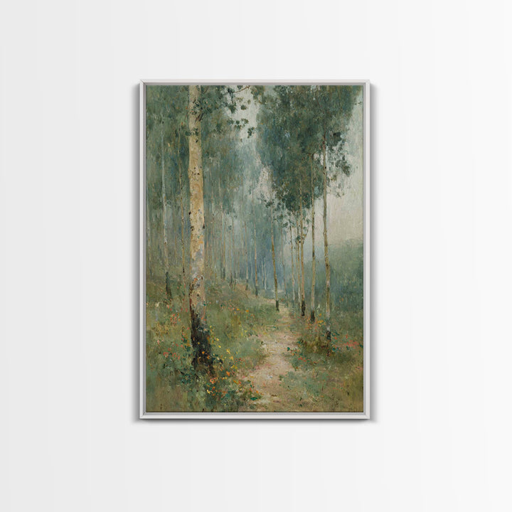 Forest Of Peace – Framed Canvas Print – Christian Wall Art – Christian Art Canvas – Pastoral Scenery – Christian Decor For Home