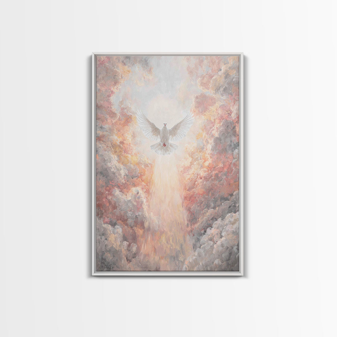 Ascension Glory | Framed Canvas Print | Christian Art Canvas | Christian Wall Art | Christian Christmas Art | Large Christian Art | Christi