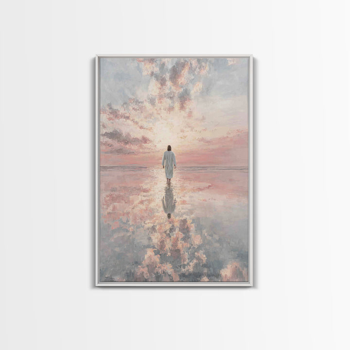 Heavenlit Passage – Framed Canvas Print – Christian Wall Art – Christian Art Canvas – Modern Christian Art – Subtle Christian Art – Christi