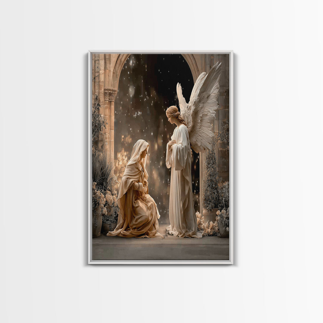 Fields Of Mercy – Framed Canvas Print – Christian Painting – Christian Art Canvas – Christian Wall Art – Christian Decor – Subtle Christian