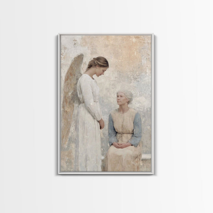 Sanctuary Of Hope | Framed Canvas Print | Christian Wall Art | Christian Art Canvas | Christian Christmas Art | Christian Decor | Modern Ch