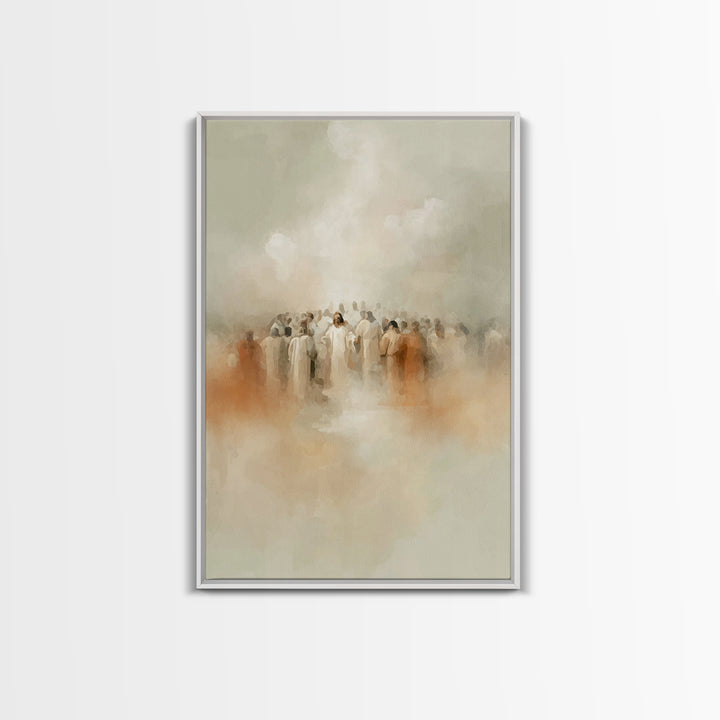 Eternal Gathering – Framed Canvas Print – Christian Art – Christian Wall Art – Subtle Christian Art – Christian Art Work – Christian Gift I