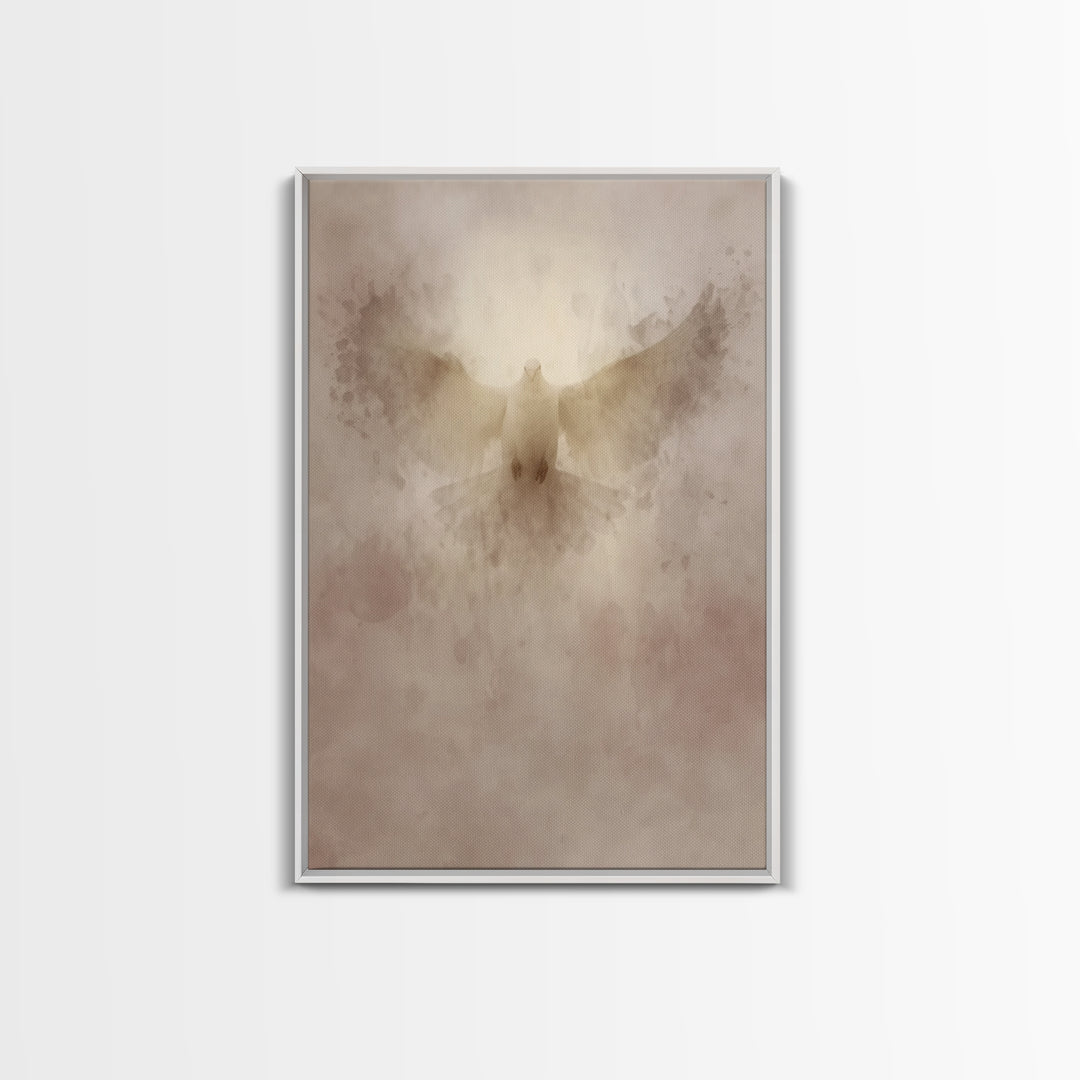 Dawn Of Peace, Framed Canvas Print, Christian Art Canvas, Christian Paintings, Christian Wall Art, Christian Gift Ideas, Modern Christian A