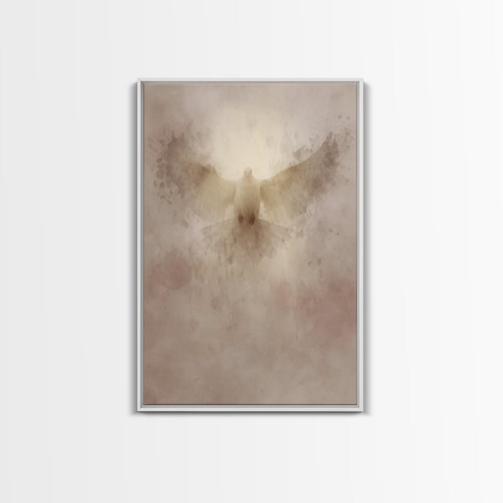 Dawn Of Peace, Framed Canvas Print, Christian Art Canvas, Christian Paintings, Christian Wall Art, Christian Gift Ideas, Modern Christian A