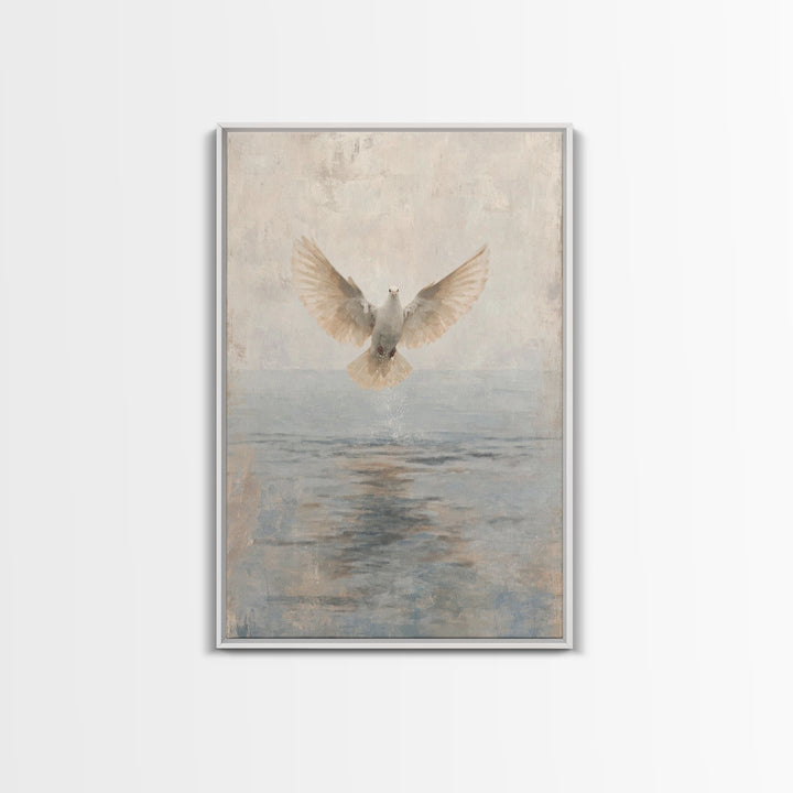 Water Of Spirit – Framed Canvas Print – Christian Wall Art – Christian Art Canvas – Christian Art Painting – Christian Decor – Christian Gi