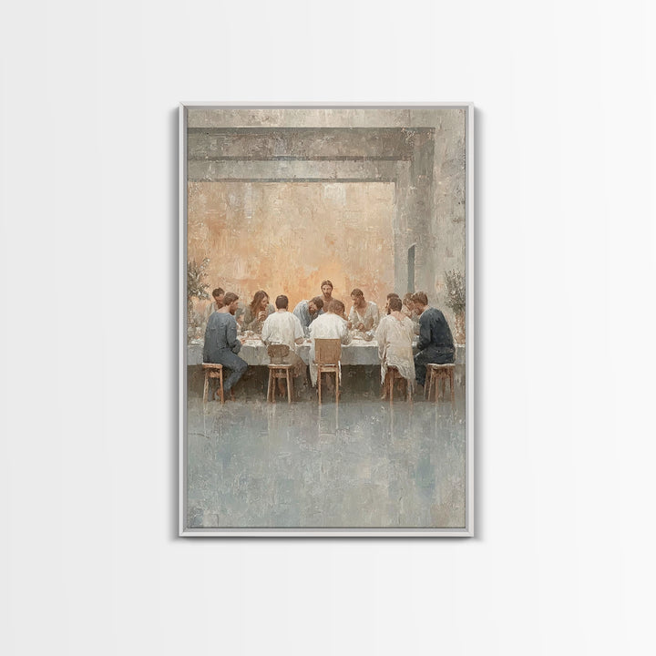 Lasting Promise – Framed Canvas Print – Jesus Painting – Christian Art Canvas – Christian Wall Art – Christmas Art – Christian Decor – Larg