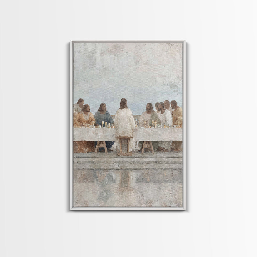 Covenant Reflections | Framed Canvas Print | Christian Wall Art | Jesus Painting | Subtle Christian Art | Christian Art Canvas | Christian