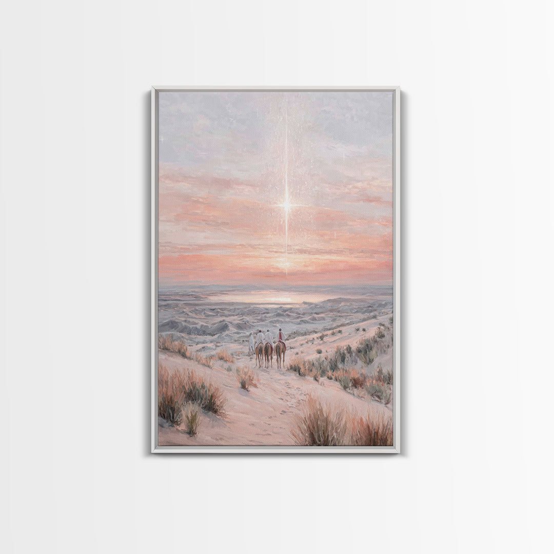 Star Of The East – Framed Canvas Print – Christian Art Canvas – Christmas Art – Christian Wall Art – Christian Christmas Art – Christian De