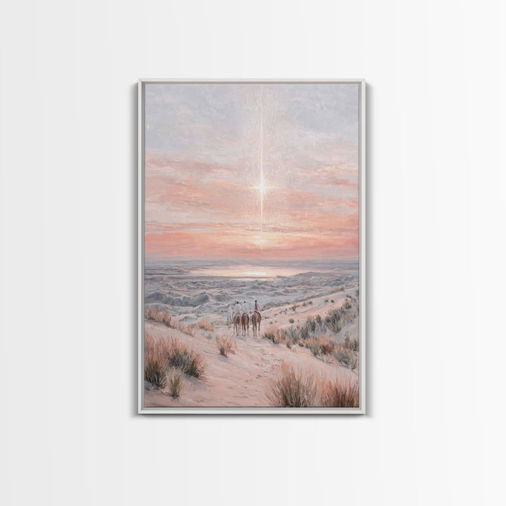 Star Of The East – Framed Canvas Print – Christian Art Canvas – Christmas Art – Christian Wall Art – Christian Christmas Art – Christian De