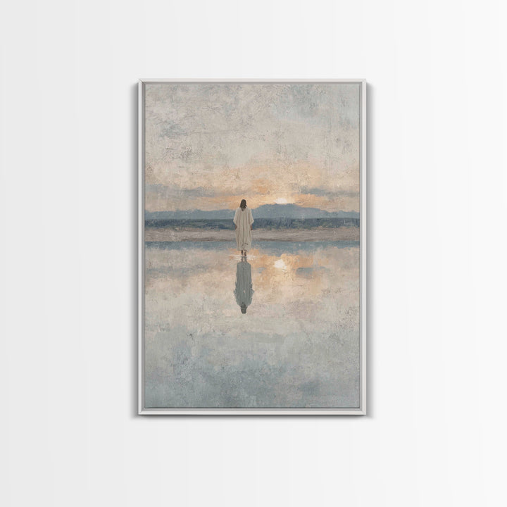 Desert Pilgrims – Framed Canvas Print – Christian Wall Art – Christian Art Canvas – Moody Christian Art – Christmas Art Prints