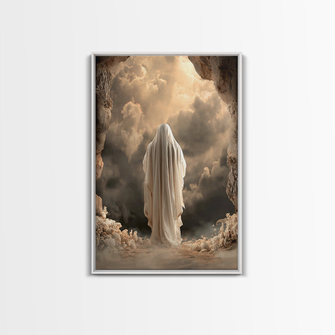 Risen Glory | Framed Canvas Print | Christian Wall Art | Jesus Painting | Christian Art Canvas | Large Christian Painting | Christian Art