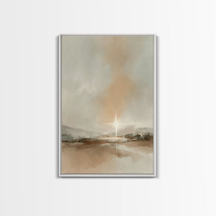 Radiant Dawn | Framed Canvas Print | Christian Wall Art | Christian Art Canvas | Christmas Art | Christian Christmas Art | Christian Gift I