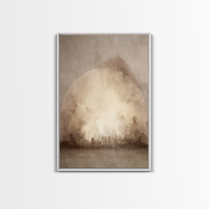 Dawn Of Hope - Framed Canvas Print - Christian Art Canvas - Christian Wall Art - Moody Christian Art - Christian Painting - Christian Gift
