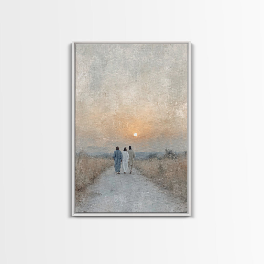 Wanderers of Light | Framed Canvas Print | Christian Wall Art | Christian Art Canvas | Jesus Painting | Vintage Christian Art | Christian C