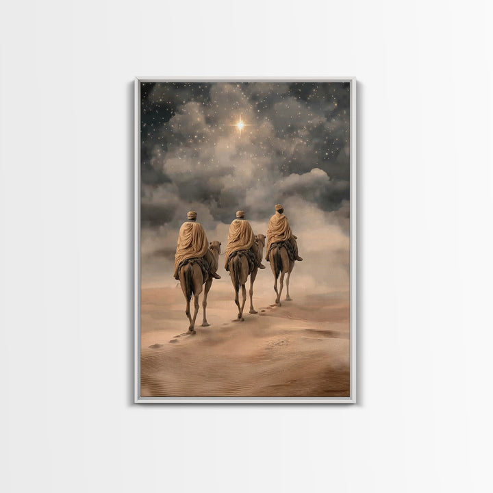 Star of the East, Framed Canvas Print, Christian Wall Art, Christian Art Canvas, Christmas Art Prints, Christian Christmas Art, Christian G