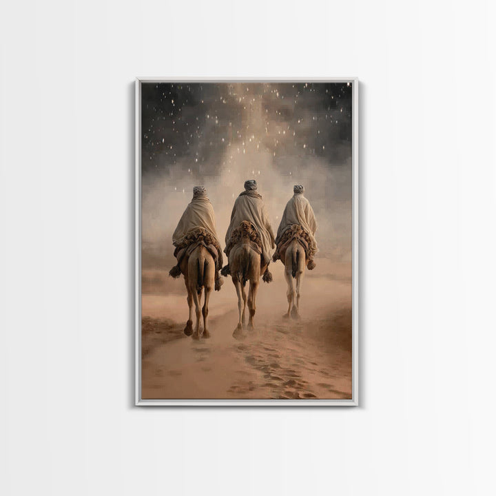Star of Passage – Framed Canvas Print – Christian Wall Art – Christian Art Canvas – Christian Christmas Art – Jesus Painting – Christmas Ar