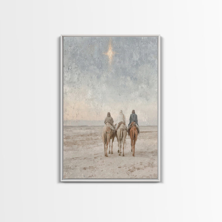Gifts of Dawn – Framed Canvas Print – Christian Christmas Art – Christian Art Canvas – Christmas Art – Christian Wall Art – Jesus Painting