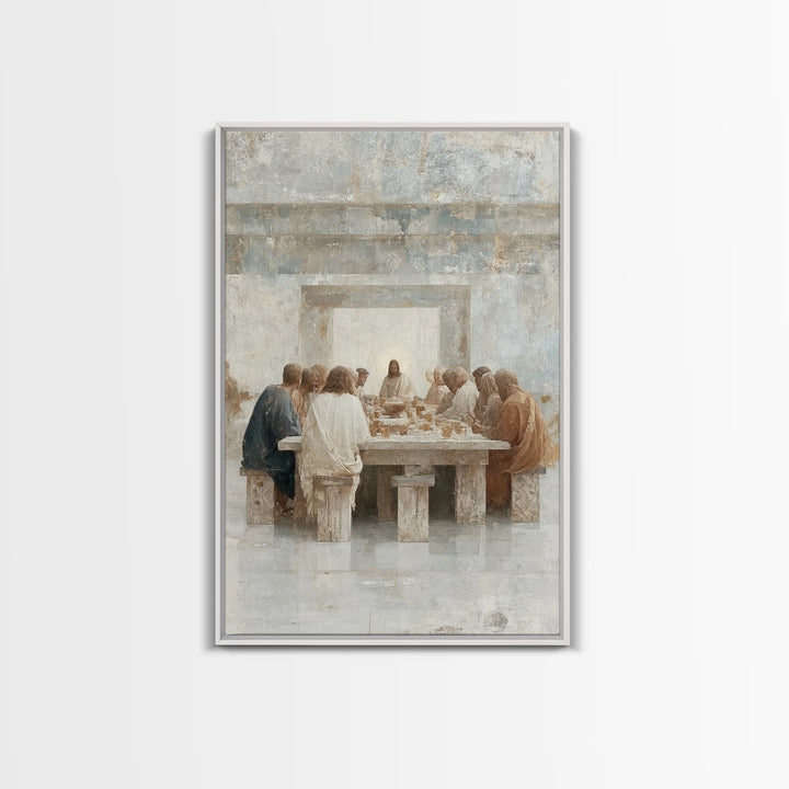 Haven Of Fellowship | Framed Canvas Print | Christian Wall Art | Christian Art Canvas | Vintage Christian Art | Christian Gift | Jesus Pain