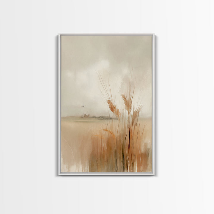 Field Of Promise – Framed Canvas Print – Christian Wall Art – Christian Art Canvas – Minimalist Christian Art – Christian Gift – Christian