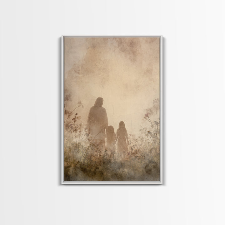 Path Of Grace | Framed Canvas Print | Christian Wall Art | Christian Art Canvas | Abstract Christian Art | Christian Gift | Christian Decor