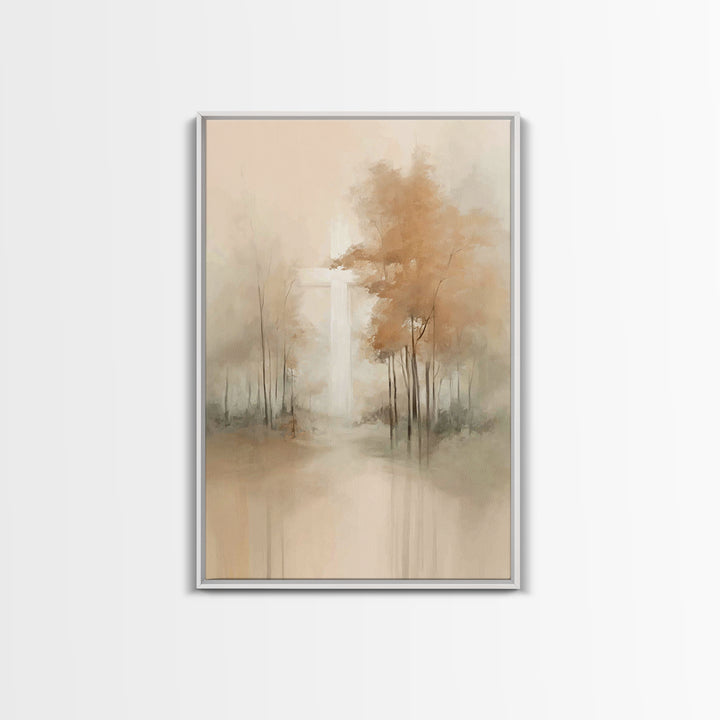 Cross Of Light – Framed Canvas Print – Christian Wall Art – Minimalist Christian Art – Christian Art Canvas – Christian Painting – Christia