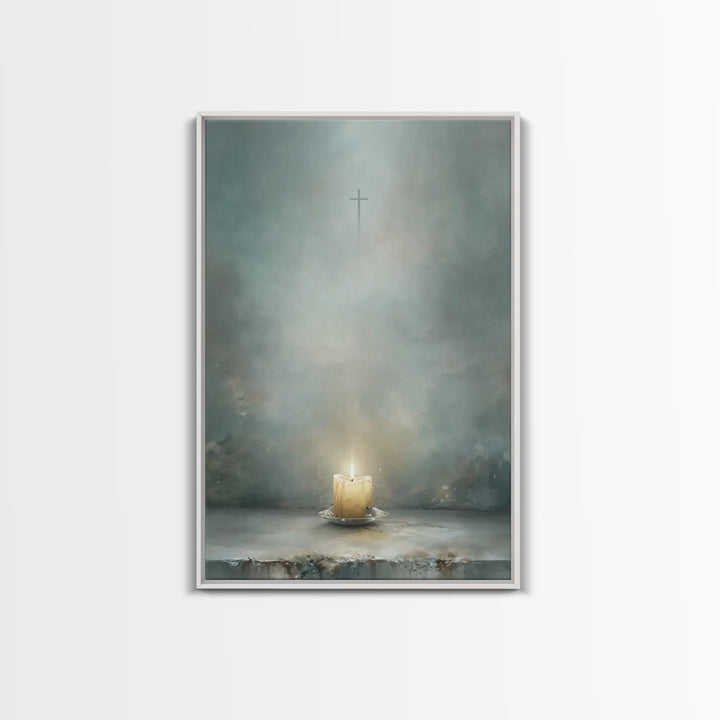 Star of Promise | Framed Canvas Print | Christian Wall Art | Christmas Art | Christian Decorations | Christian Christmas Decor | Christian
