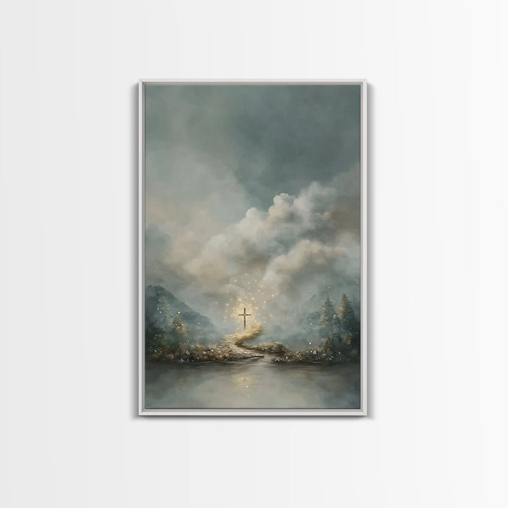 Path Of Glory – Framed Canvas Print – Christian Wall Art – Christian Art Canvas – Christian Paintings – Moody Christian Art