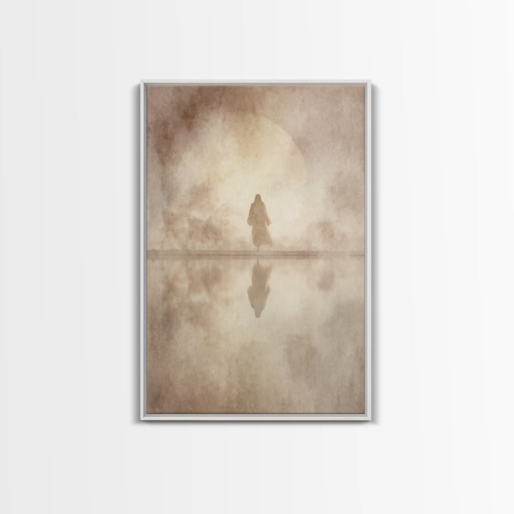 Sacred Horizon – Framed Canvas Print – Jesus Painting – Christian Wall Art – Christian Art Canvas – Christian Gift – Christian Decor
