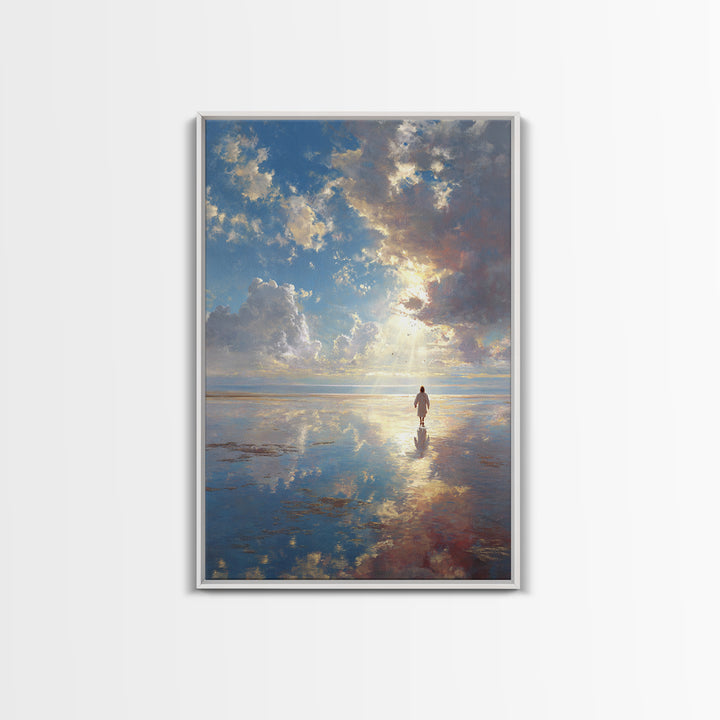 Radiant Promise | Framed Canvas Print | Christian Wall Art | Christian Art Canvas | Christian Gift | Jesus Painting | Christian Decor