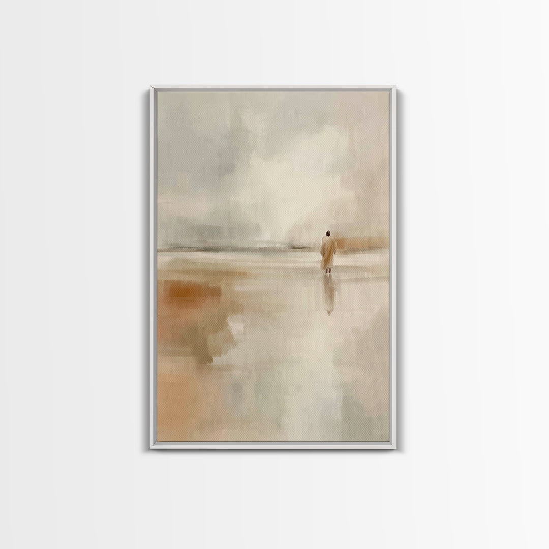 Guiding Light | Framed Canvas Print | Christian Art Canvas | Christian Gift | Christian Wall Art | Jesus Painting | Christian Decor
