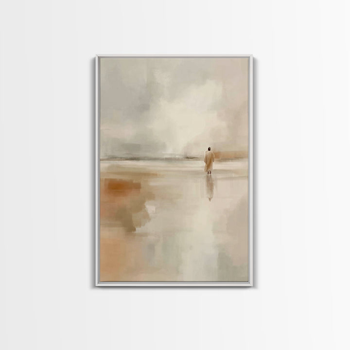 Guiding Light | Framed Canvas Print | Christian Art Canvas | Christian Gift | Christian Wall Art | Jesus Painting | Christian Decor