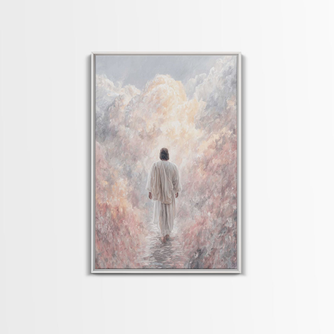 Glory Ascending - Framed Canvas Print - Christian Art Canvas - Jesus Art Print - Christian Wall Art - Unique Christian Art