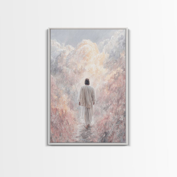 Glory Ascending - Framed Canvas Print - Christian Art Canvas - Jesus Art Print - Christian Wall Art - Unique Christian Art