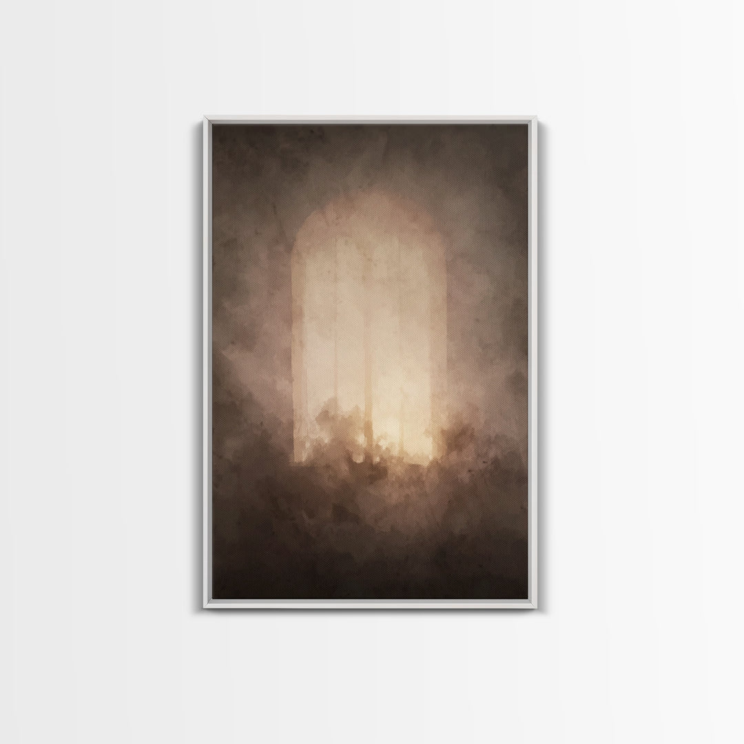 Shepherd’s Pathway – Framed Canvas Print – Jesus Painting – Christian Wall Art – Christian Art Canvas – Large Jesus Painting – Christian De
