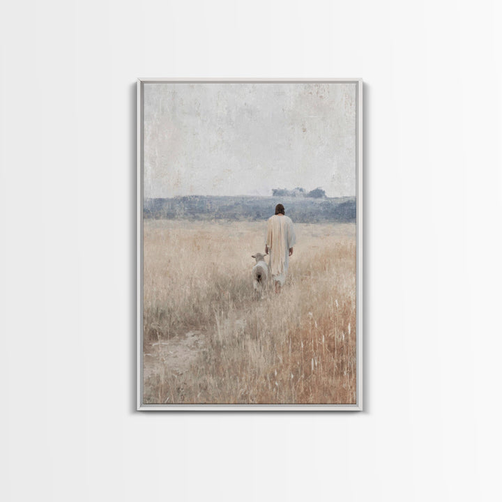 Fields of Peace – Framed Canvas Print – Christian Art Canvas – Christian Painting – Christian Wall Art – Subtle Christian Art