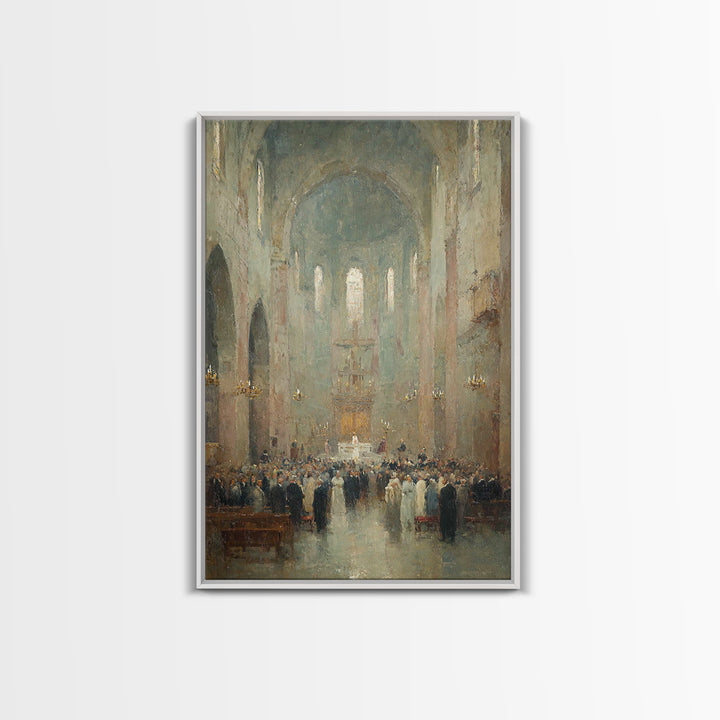 Light of Bethlehem – Framed Canvas Print – Christmas Art – Christian Decor – Christian Art Canvas – Christian Wall Art – Retro Christmas Ar