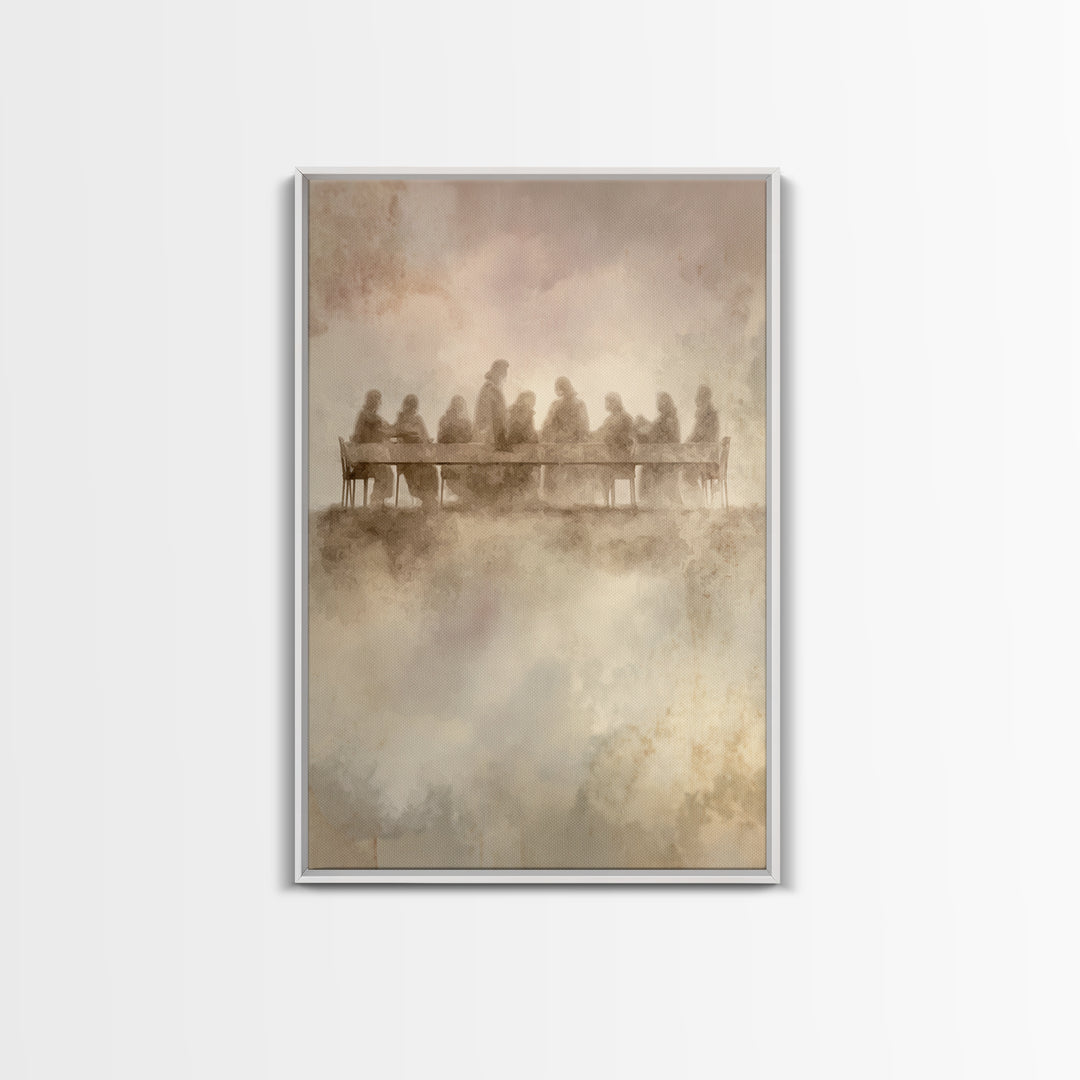 Ascension Feast – Framed Canvas Print – Christian Wall Art – Christian Art Canvas – Vintage Christian Art – Jesus Painting – Christian Art