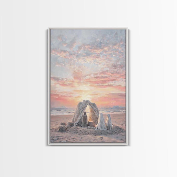 Sunrise Promise – Framed Canvas Print – Christian Art – Jesus Painting – Christian Art Canvas – Christian Wall Art – Christian Christmas Ar