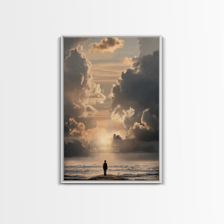 Path Of Wonder – Framed Canvas Print – Christian Wall Art – Christian Art Canvas – Jesus Painting – Christian Decor – Christmas Art
