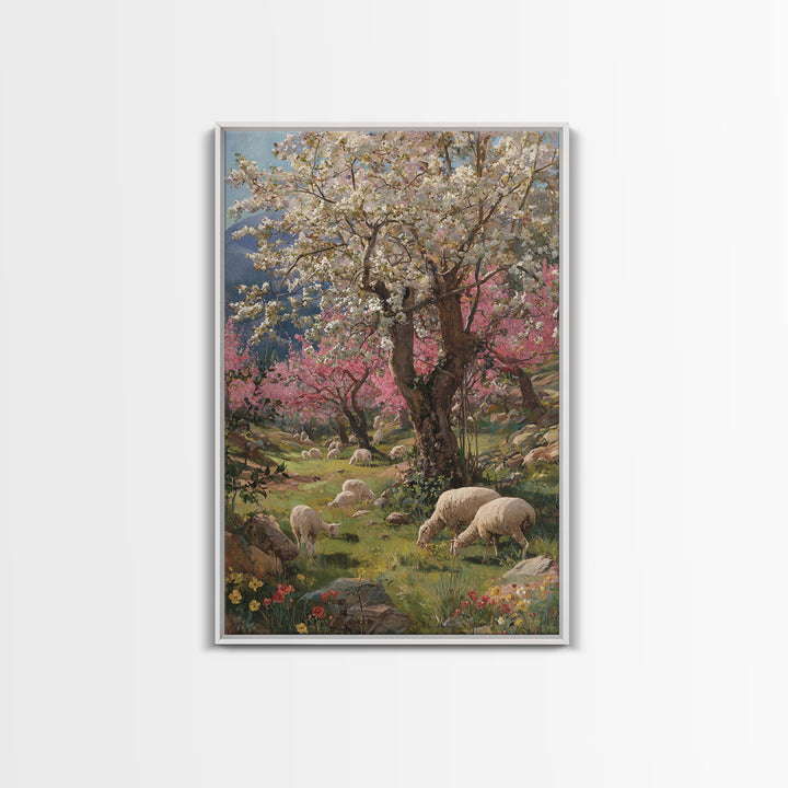 Guiding Dawn Star, Framed Canvas Print, Christian Art Canvas, Christian Wall Art, Christmas Art Prints, Jesus Painting