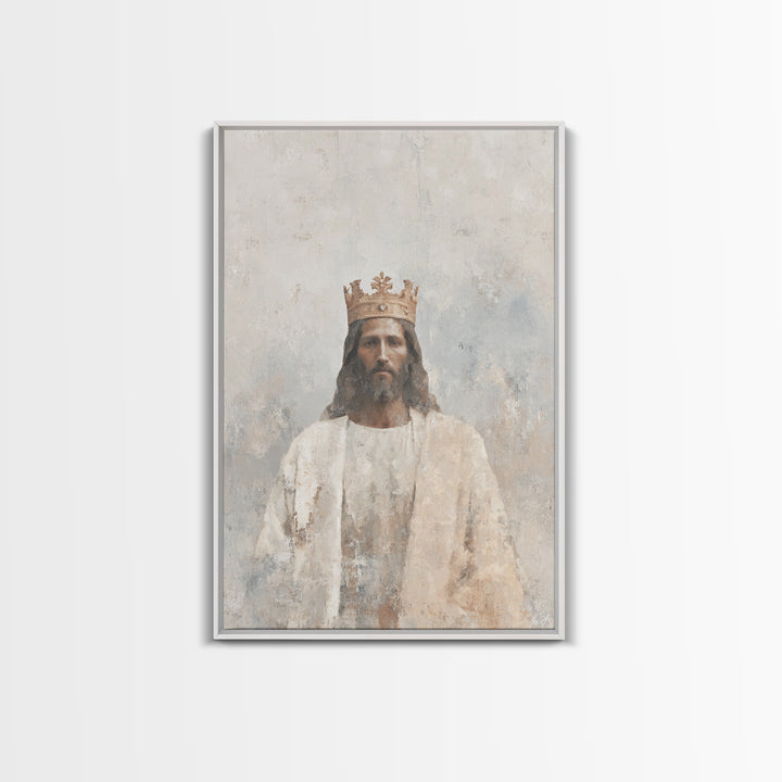 Crown Of Mercy - Framed Canvas Print - Christian Wall Art - Christian Art Canvas - Jesus Painting - Christmas Art - Christian Gifts - Faith