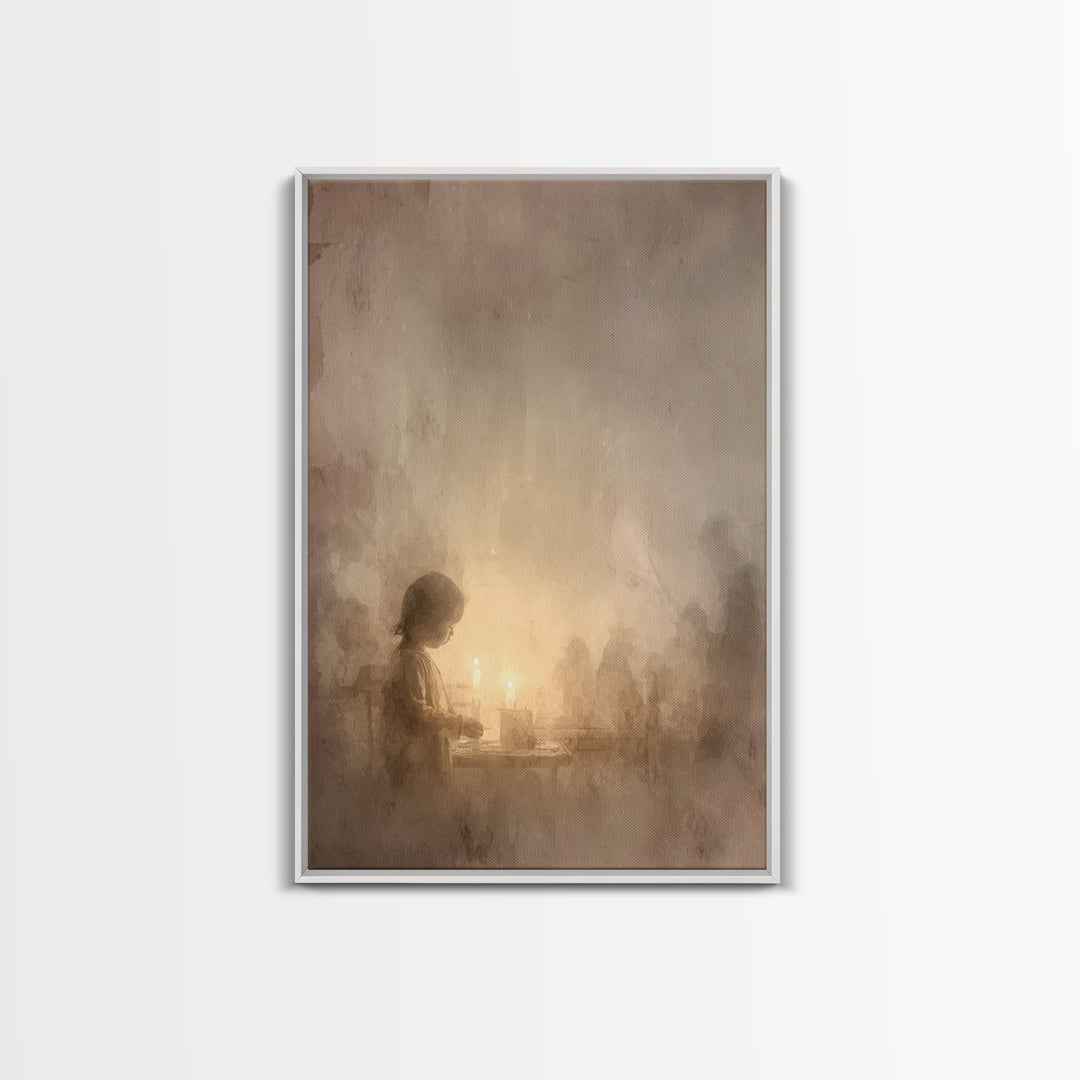Altar Blessing – Framed Canvas Print – Christian Art – Christian Wall Art – Modern Christian Art – Christian Art Painting – Christian Decor