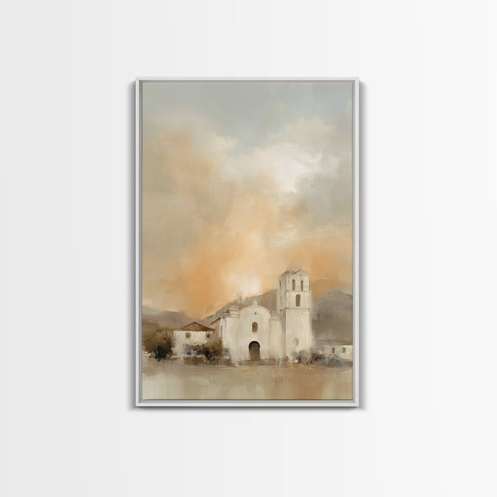 Sanctuary Sunrise - Framed Canvas Print - Christian Art Canvas - Christian Wall Art - Christian Art Print - Christian Christmas Art - Jesus