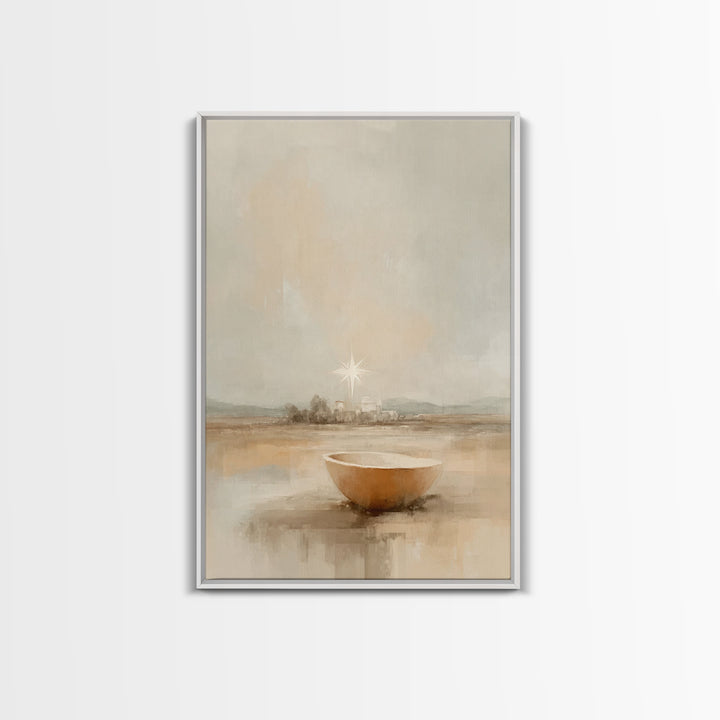Bethlehem Promise – Framed Canvas Print – Christian Wall Art – Christian Art Print – Christian Christmas Art – Christmas Canvas Wall Art –