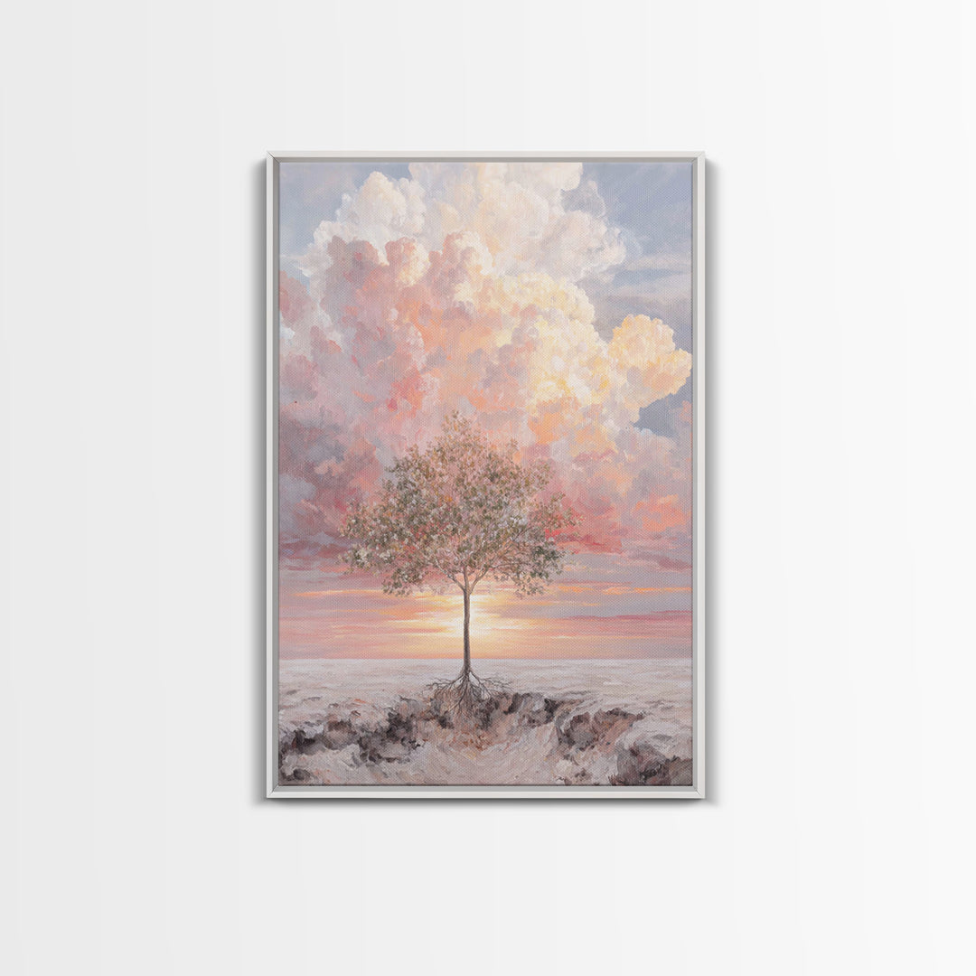 Dawn Of Renewal | Framed Canvas Print | Christian Art Canvas | Christian Wall Art | Christian Art Gift | Modern Christian Art | Christian D
