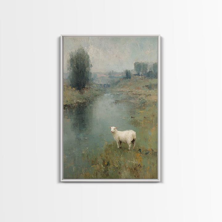 Starlit Pilgrims – Framed Canvas Print – Christmas Art – Christian Art Canvas – Jesus Painting – Christian Christmas Art – Christian Wall A