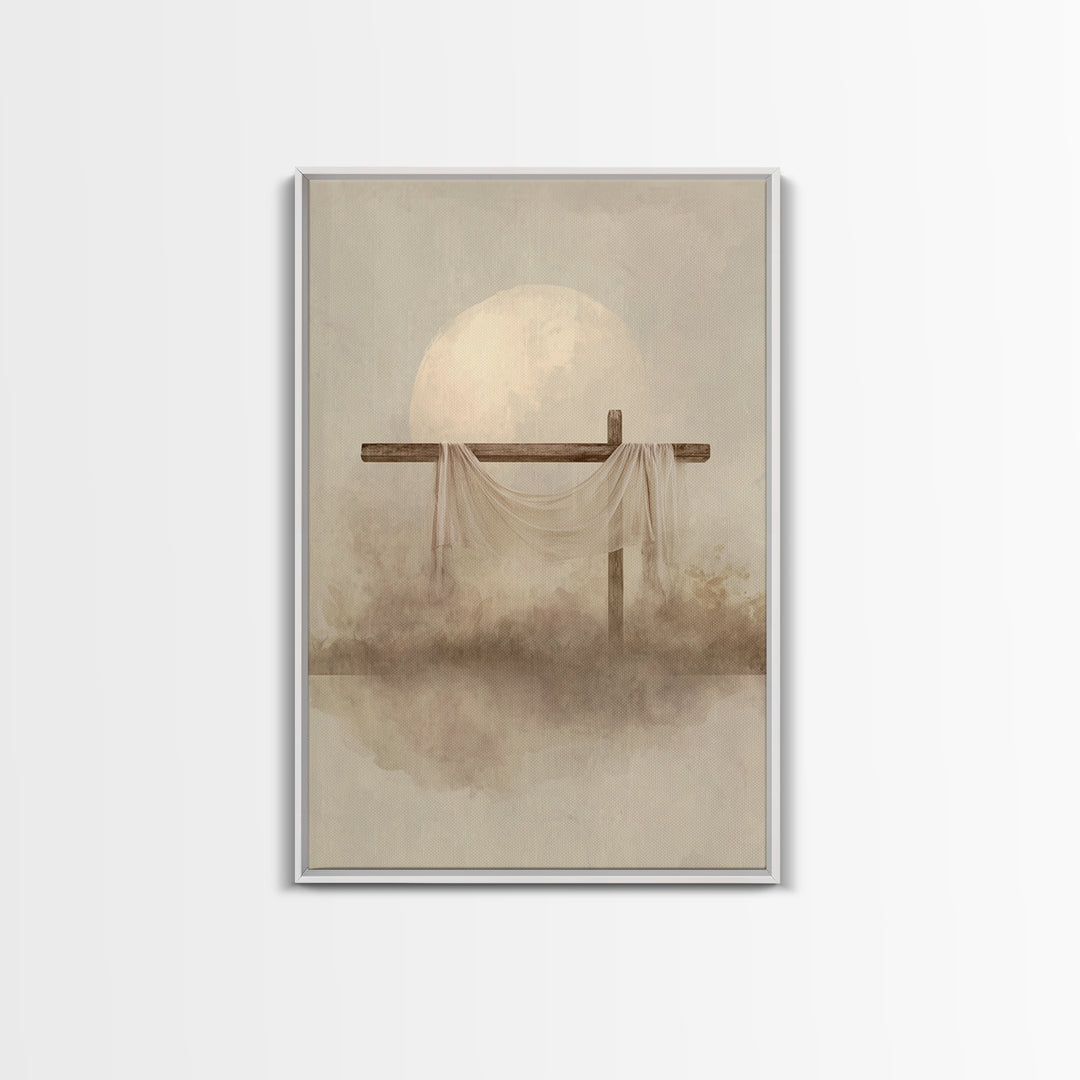 Eternal Dawn | Framed Canvas Print | Christian Wall Art | Christian Art Canvas | Christian Painting | Christian Christmas Art