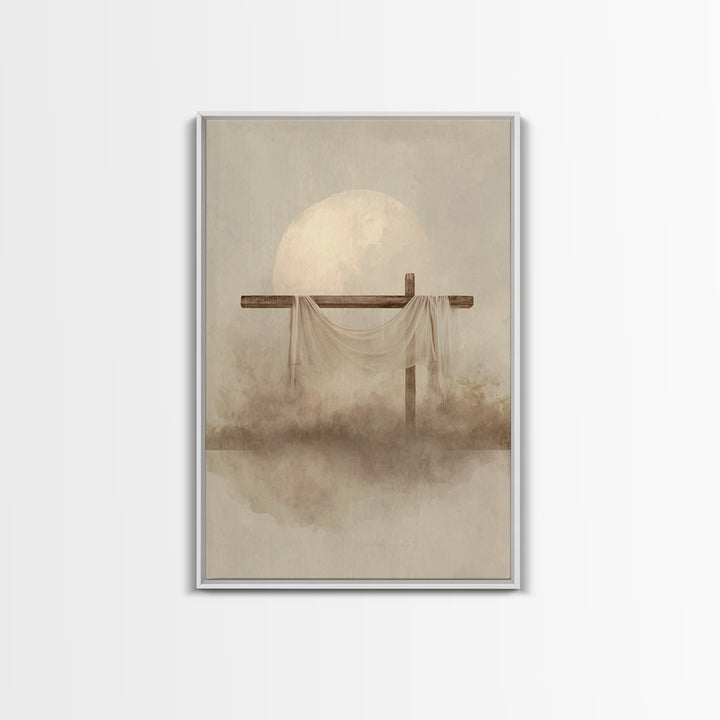 Eternal Dawn | Framed Canvas Print | Christian Wall Art | Christian Art Canvas | Christian Painting | Christian Christmas Art